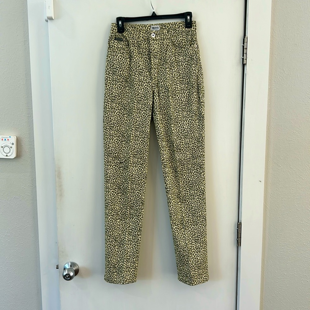 Dolce and Gabbana Animal Print jeans. US size 4-6.
